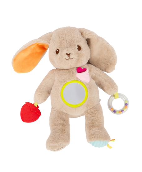Peluche Marcel d'activités 30 cm - lapin 5 sens Beige 2 - vertbaudet enfant 