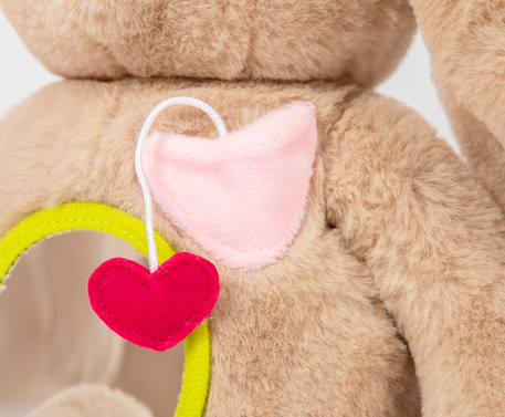 Peluche Marcel d'activités 30 cm - lapin 5 sens Beige 5 - vertbaudet enfant 