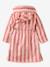 Peignoir enfant rayé lapin personnalisable, avec coton recyclé rayé rose 3 - vertbaudet enfant 