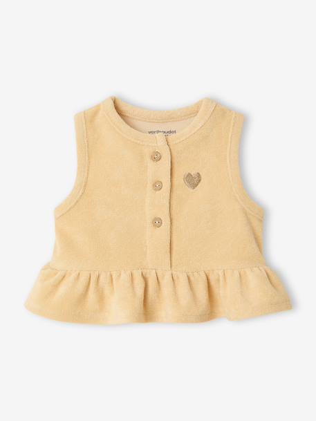 Ensemble top short jaune pâle 3 - vertbaudet enfant 