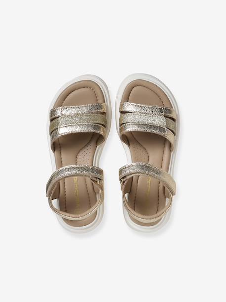 Sandales enfant fille cuir scratch or 4 - vertbaudet enfant 