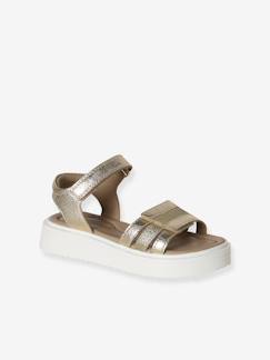 Chaussures-Chaussures fille 23-38-Sandales enfant fille cuir scratch