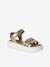 Sandales enfant fille cuir scratch or 1 - vertbaudet enfant 