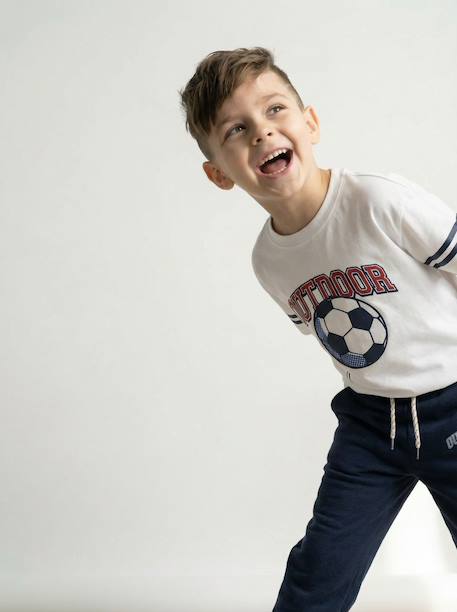 T-shirt manches courtes sport blanc 2 - vertbaudet enfant 