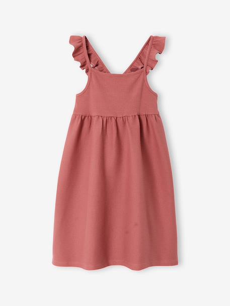 Robe fille sans manches marine+vieux rose 6 - vertbaudet enfant 