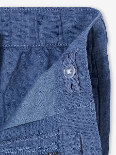 Pantalon garçon léger morphologie fin bleu 5 - vertbaudet enfant 