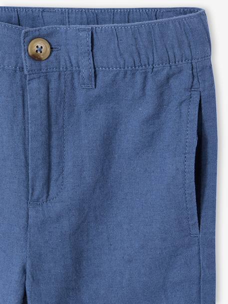 Pantalon garçon léger morphologie fin bleu 4 - vertbaudet enfant 