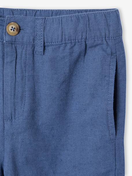 Pantalon garçon léger morphologie médium bleu 7 - vertbaudet enfant 