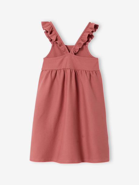 Robe fille sans manches marine+vieux rose 7 - vertbaudet enfant 