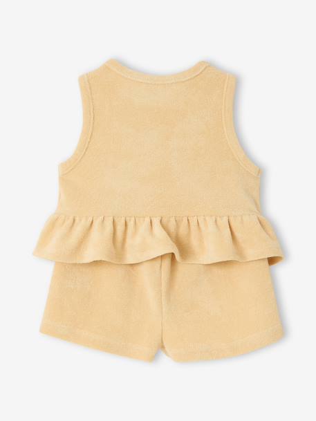 Ensemble top short jaune pâle 5 - vertbaudet enfant 