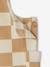 Salopette courte bébé molleton imprimé carreaux beige+rayé bleu 5 - vertbaudet enfant 