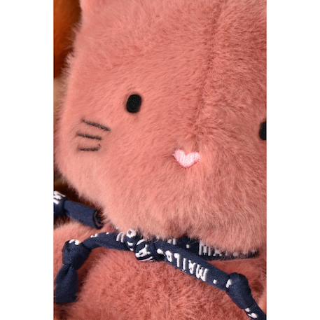 Peluche chat méloé 37 cm Gris+Noir+Rose 13 - vertbaudet enfant 