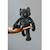 Peluche chat méloé 37 cm Gris+Noir+Rose 11 - vertbaudet enfant 