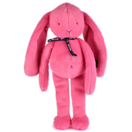 Peluche lapin méloé 37 cm Blanc+Noir+Orange sanguine+Rose+Rose clair+Rose fushia+Rose pastel+Rouge+Vert sapin 16 - vertbaudet enfant 