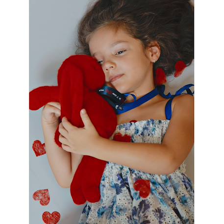Peluche lapin méloé 37 cm Blanc+Noir+Orange sanguine+Rose+Rose clair+Rose fushia+Rose pastel+Rouge+Vert sapin 30 - vertbaudet enfant 