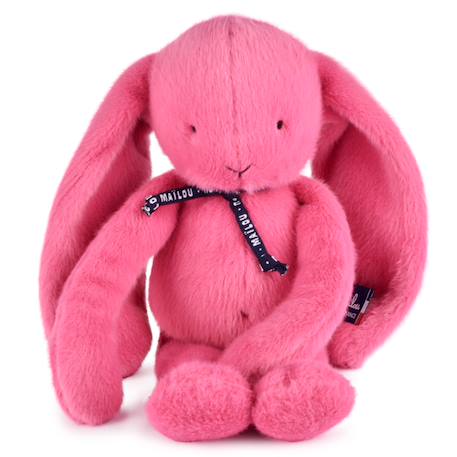 Peluche lapin méloé 37 cm Blanc+Noir+Orange sanguine+Rose+Rose clair+Rose fushia+Rose pastel+Rouge+Vert sapin 14 - vertbaudet enfant 