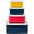 Lot de 4 boîtes à goûter espace Bleu, jaune, rouge 3 - vertbaudet enfant 
