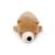 Grande peluche nemu nemu cookie ours brun (53 cm) Marron, beige, noir 2 - vertbaudet enfant 