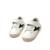 Sneakers garçon synthétique lacets- fermeture adhésive barefoot Blanc et noir+Blanc-vert 12 - vertbaudet enfant 