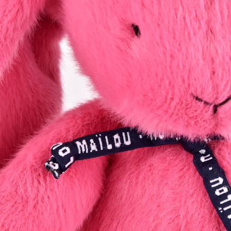 Peluche lapin méloé 37 cm Blanc+Noir+Orange sanguine+Rose+Rose clair+Rose fushia+Rose pastel+Rouge+Vert sapin 17 - vertbaudet enfant 