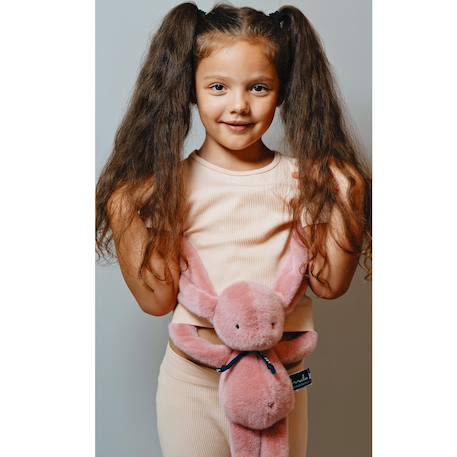 Peluche lapin méloé 37 cm Blanc+Noir+Orange sanguine+Rose+Rose clair+Rose fushia+Rose pastel+Rouge+Vert sapin 20 - vertbaudet enfant 