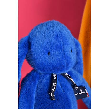 Peluche lapin méloé 37 cm Beige+Blanc+Bleu clair+Bleu électrique+Noir+Orange sanguine+Rose+Rose clair+Rose fushia+Rose pastel+Rouge+Vert+Vert d'eau+Vert sapin+Violet 18 - vertbaudet enfant 