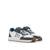 Sneakers garçon synthétique lacets- fermeture adhésive barefoot blanc–pétrole 4 - vertbaudet enfant 