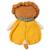 Peluche little lion Jaune 2 - vertbaudet enfant 