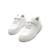 Sneakers garçon synthétique lacets- fermeture adhésive barefoot Blanc mat+Bleu vif+White 18 - vertbaudet enfant 