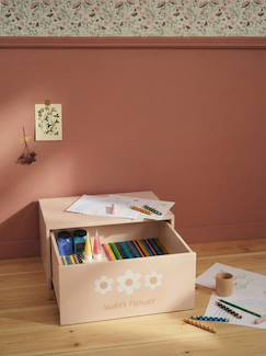 Chambre et rangement-Table d'activités avec coffre de rangement