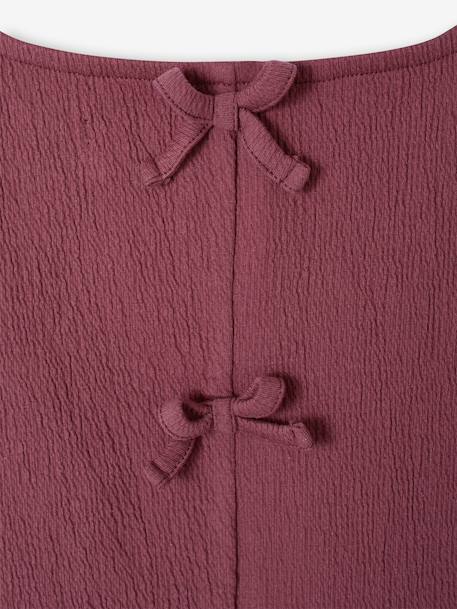 Débardeur fille sans manche volants terracotta 5 - vertbaudet enfant 