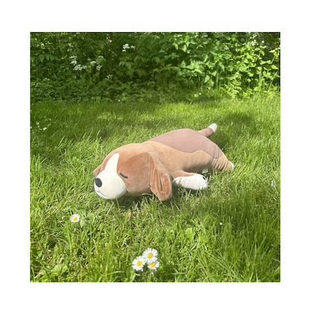 Peluche vick le chien beagle 54 cm Marron 4 - vertbaudet enfant 