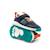 Sneakers garçon textile lacets- fermeture adhésive barefoot Black+bleu foncé–turquoise+Grey 12 - vertbaudet enfant 