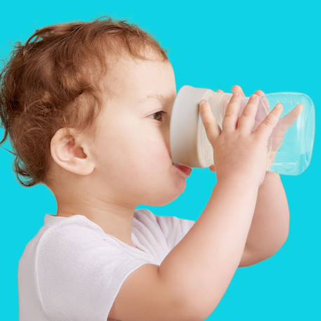 Tasse d'apprentissage évolutive sage (3 pièces) Beige+Vert d'eau 6 - vertbaudet enfant 