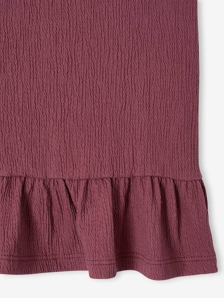 Débardeur fille sans manche volants terracotta 4 - vertbaudet enfant 