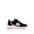 Sneakers filles textile lacets- fermeture adhésive Noir rose+Rose clair 1 - vertbaudet enfant 