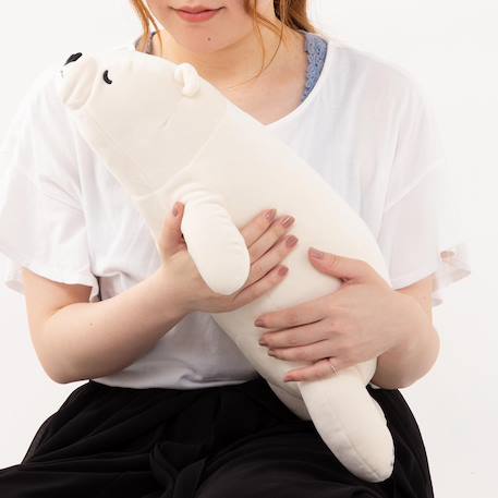 Peluche ours polaire shiro (51 cm) Écru 3 - vertbaudet enfant 