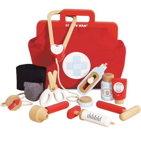 Ma mallette de docteur Rouge 1 - vertbaudet enfant 