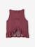 Débardeur fille sans manche volants terracotta 3 - vertbaudet enfant 