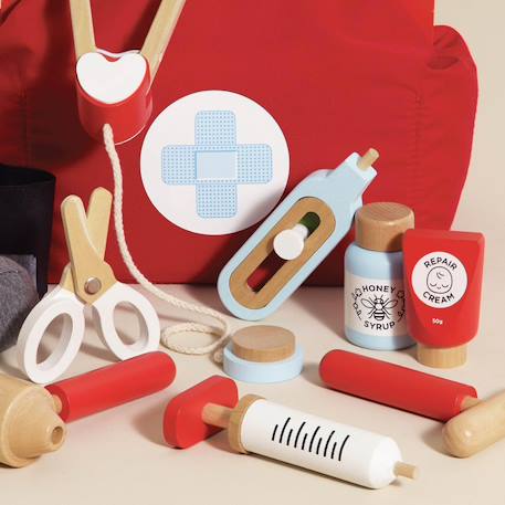 Ma mallette de docteur Rouge 2 - vertbaudet enfant 