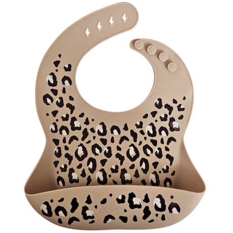 Bavoir sauvage Marron, noir 1 - vertbaudet enfant 
