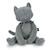 Peluche chat méloé 37 cm Gris+Noir+Rose 1 - vertbaudet enfant 