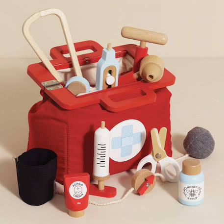 Ma mallette de docteur Rouge 4 - vertbaudet enfant 