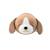 Peluche vick le chien beagle 54 cm Marron 2 - vertbaudet enfant 