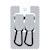Lot de 2 crochets pour poussette icon caramel Bleu+Crème+Taupe 3 - vertbaudet enfant 