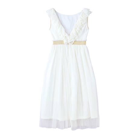 Robe cérémonie  longue    éléonaure Blanc ivoire 4 - vertbaudet enfant 