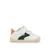 Sneakers garçon synthétique lacets- fermeture adhésive barefoot Blanc et noir+Blanc-vert 7 - vertbaudet enfant 