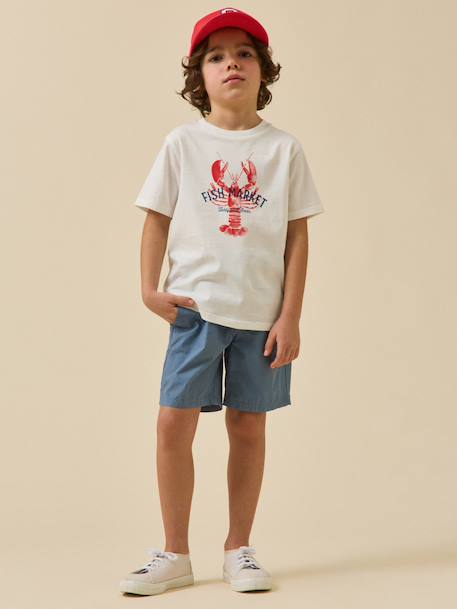 Bermuda rayé garçon Amande+Oxford 7 - vertbaudet enfant 