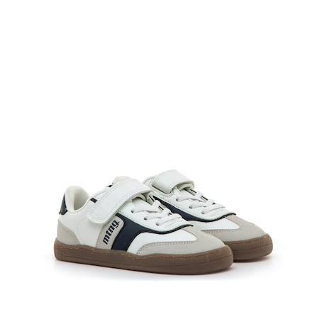 Sneakers garçon synthétique lacets- fermeture adhésive barefoot White 4 - vertbaudet enfant 