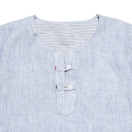 Chemise rayée   - cérémonie   robinson Bleu rayures 2 - vertbaudet enfant 